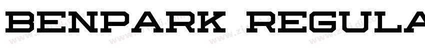 Benpark Regular字体转换 Benpark Regular字体转换
